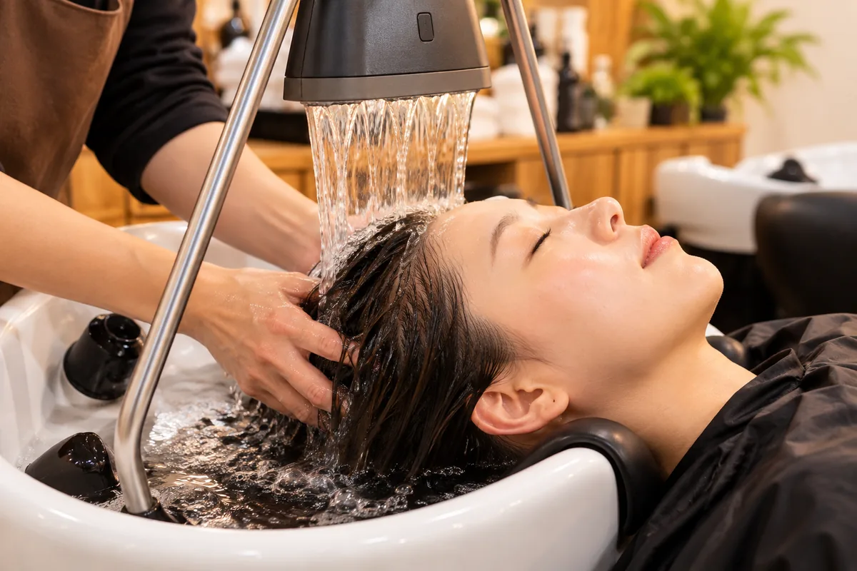 四條畷市のHairSalon ChuRaSaで行うヘッドスパ・頭浸浴